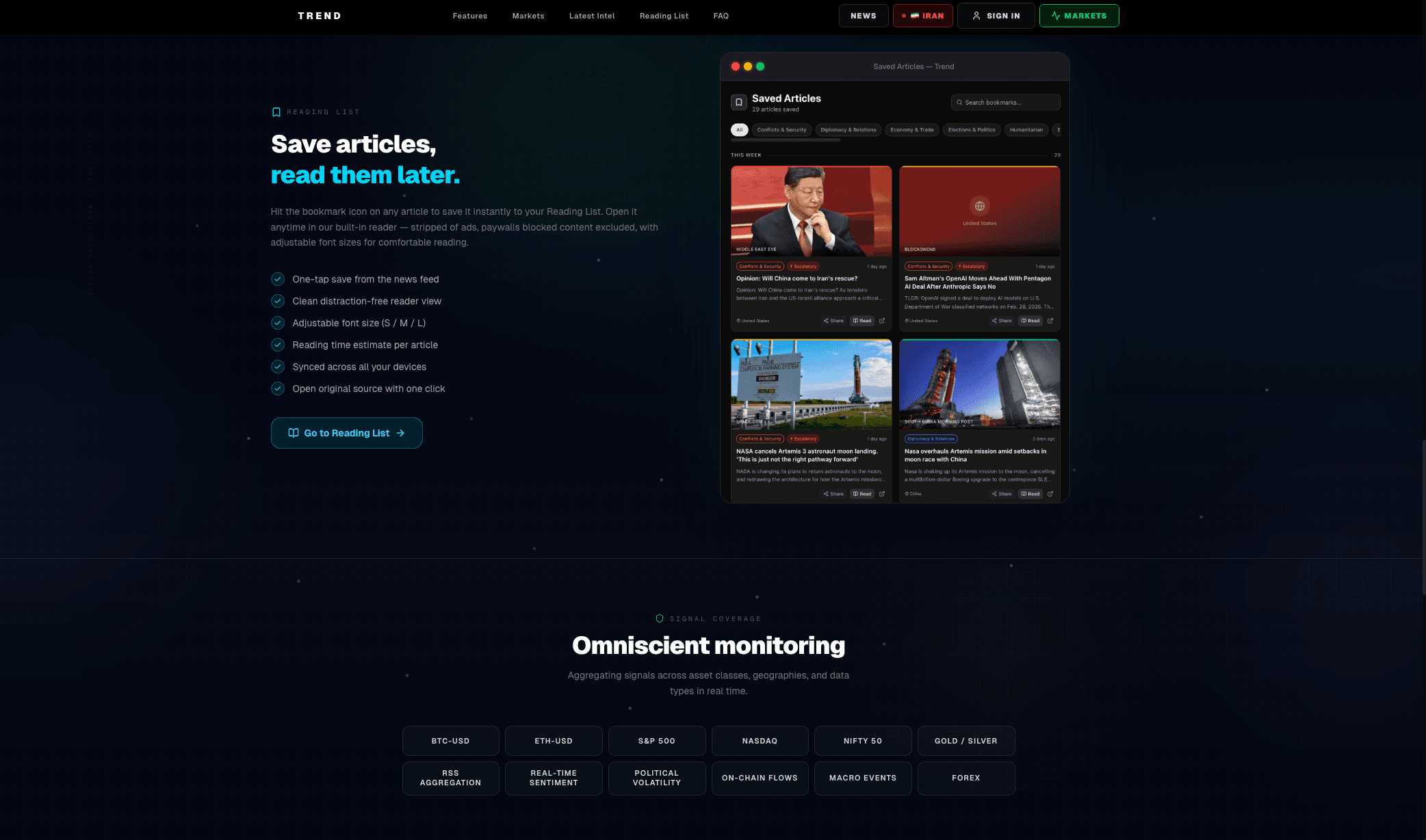Trend Dashboard dashboard